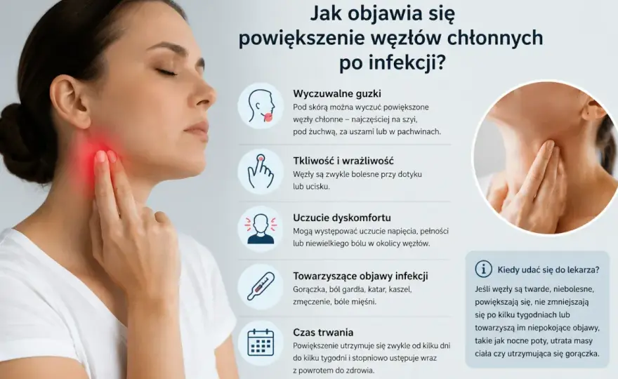 Powiększone węzły chłonne - kiedy to infekcja, a kiedy alarm?